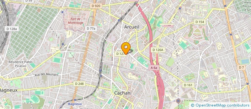 localisation de l'entreprise ASSOCIATIONNE DEMA  ARCUEIL