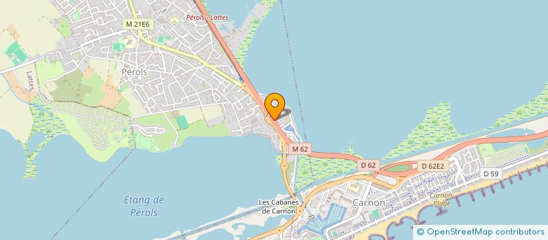 localisation de l'entreprise ASSOCIATIONPOUR LA REHABILITATION ECOLOGIQUE DE L HABITAT ET LA FORMATION DE PERSONNEL  PEROLS