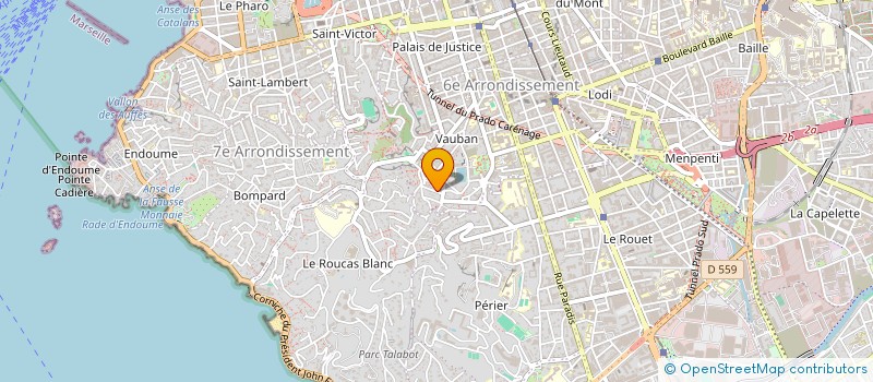 localisation de l'entreprise ASSOCIATIONS ALPES ET RANDONNE à MARSEILLE