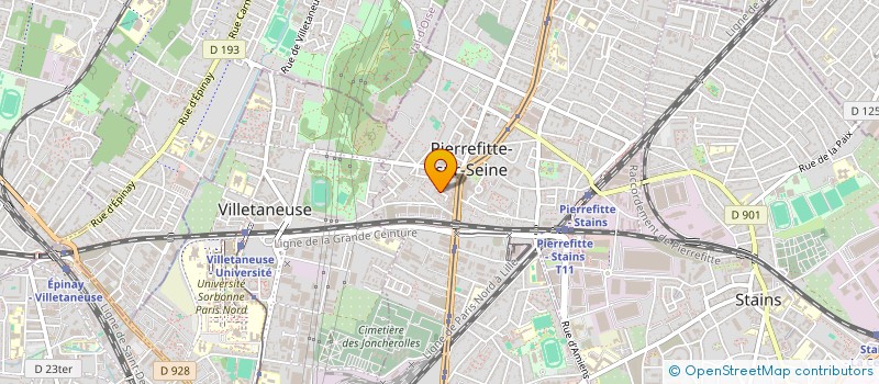 localisation de l'entreprise ASSOCIATIONS AMIE COLOMBE à PIERREFITTE-SUR-SEINE