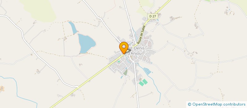 localisation de l'entreprise ASSOCIATIONS DES ARTISANS & COMMERCANTS DE SAINT DENIS D'ANJOU  SAINT-DENIS-D'ANJOU