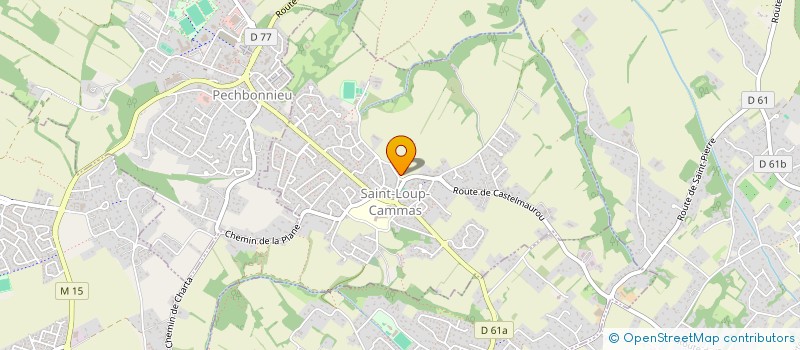 localisation de l'entreprise ASSOCIATIONS DES PARENTS D'ELEVES DE SAINT LOUP  SAINT-LOUP-CAMMAS