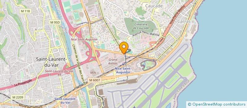 localisation de l'entreprise ASSOCIATIONS DES VICTIMES à NICE