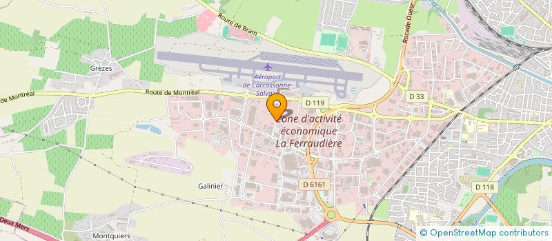 localisation de l'entreprise ASSOCIATIONS FAMILIALES PROTESTANTES à CARCASSONNE