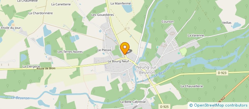 localisation de l'entreprise ASSOCIATIONS LES CH'TIS FETENT  NEUNG-SUR-BEUVRON