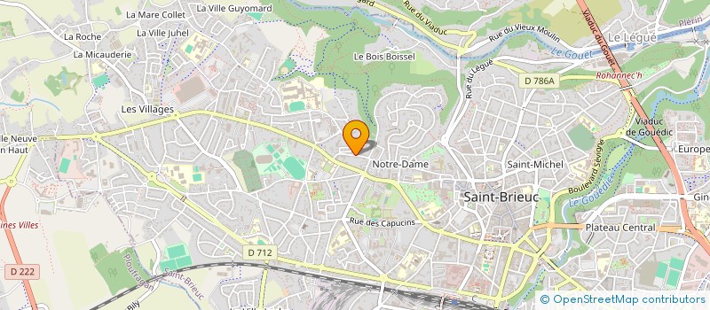 localisation de l'entreprise ASSOCIATIONS MUSIKEIDANS à SAINT-BRIEUC