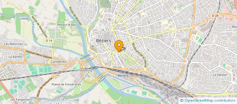 localisation de l'entreprise ASSOCIATIONS RAYONS SOLAIRES à BEZIERS