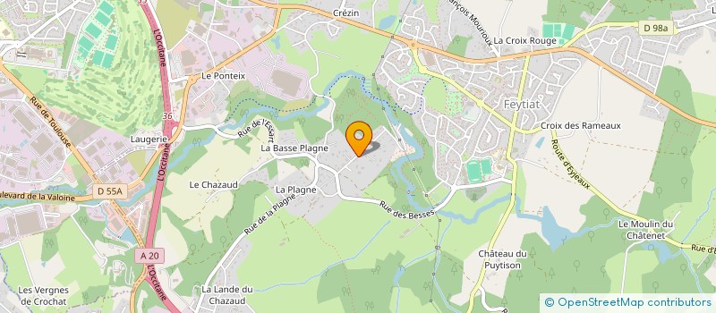 localisation de l'entreprise ASSOCIATIONS SERVICES à FEYTIAT