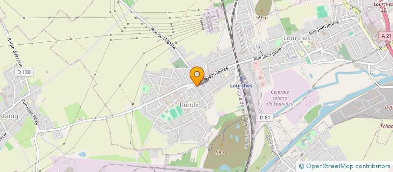 localisation de l'entreprise ASSOCIATIONS SPORTIVES LAIQUES à RŒULX