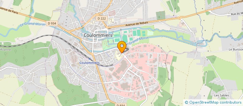 localisation de l'entreprise ASSOCIATIVE SPORTIVE DU COLLEGE H REMY à COULOMMIERS