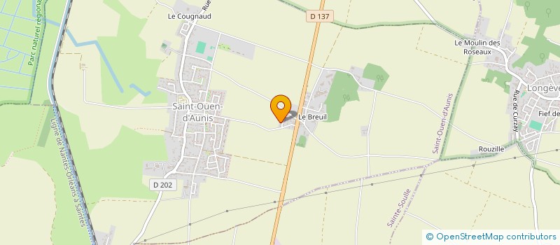 localisation de l'entreprise ASSOCIATON CHARANTAISE DES PENSIONNES ET VEUVES DE LA MARINE MARCHANDE COMMERCE ET PECHE  SAINT-OUEN-D'AUNIS