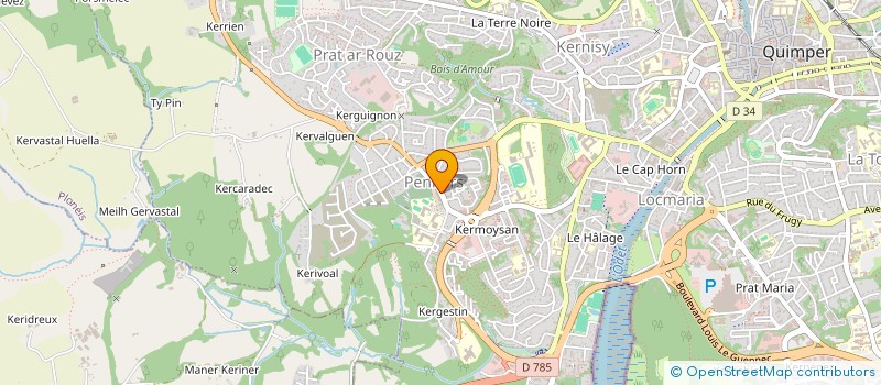 localisation de l'entreprise ASSOCIATON CULTURELLE DES MUSULMANS DE QUIMPER à QUIMPER