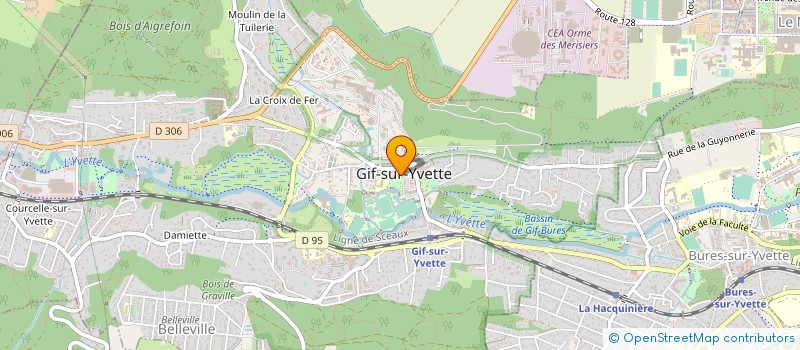 localisation de l'entreprise ASSOCIATON DE NATATION GIFFOISE à GIF-SUR-YVETTE