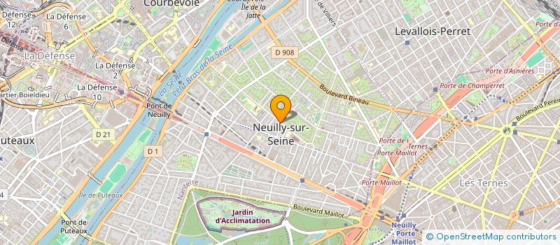 localisation de l'entreprise ASSOCIATON L'ACACIA DE NEUILLY à NEUILLY-SUR-SEINE