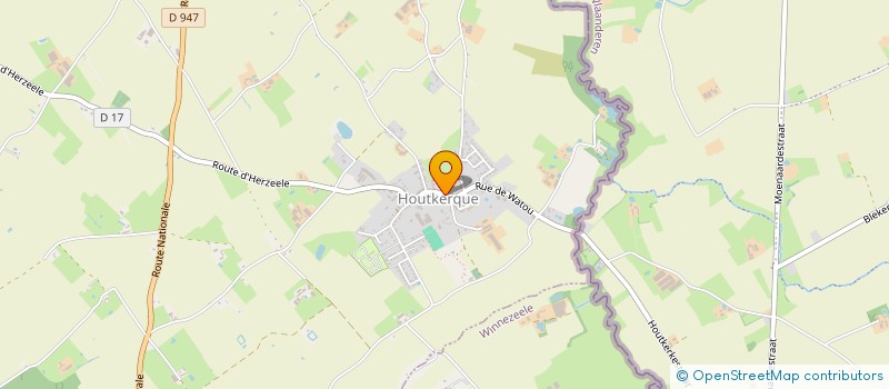 localisation de l'entreprise ASSOCIATON PHILANTHROPIQUE ET CARNAVALESQUE LES HOUT MANS à HOUTKERQUE