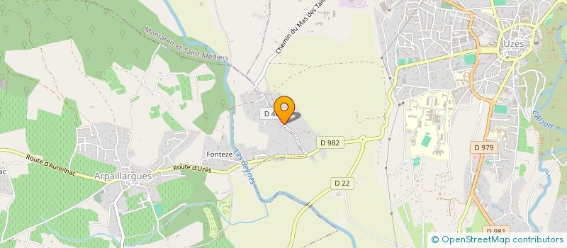 localisation de l'entreprise ASSOCIATON POUR LE DEVELOPPEMENT ET LA VALORISATION DE L EQUITATION DE TRAVAIL ET DE TRADITION  UZES