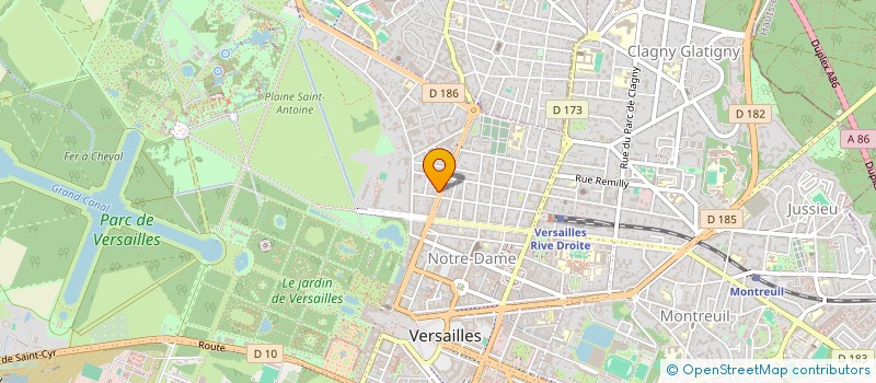 localisation de l'entreprise ASSOCIATON UDF DES YVELINES à VERSAILLES