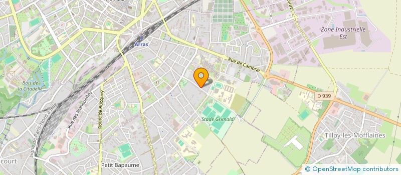 localisation de l'entreprise ASSOCIATTION MARTIALE ARRAGEOISE (AMA) à ARRAS