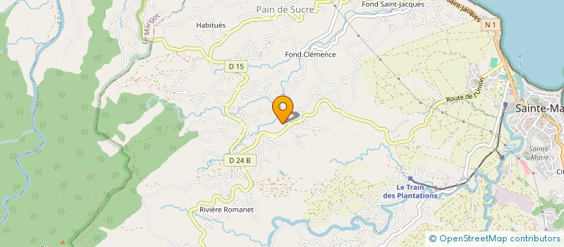 localisation de l'entreprise ASSOCIES AUDINAY ET JOSEPH - CARAIBE RESEAUX DIVERS à SAINTE-MARIE