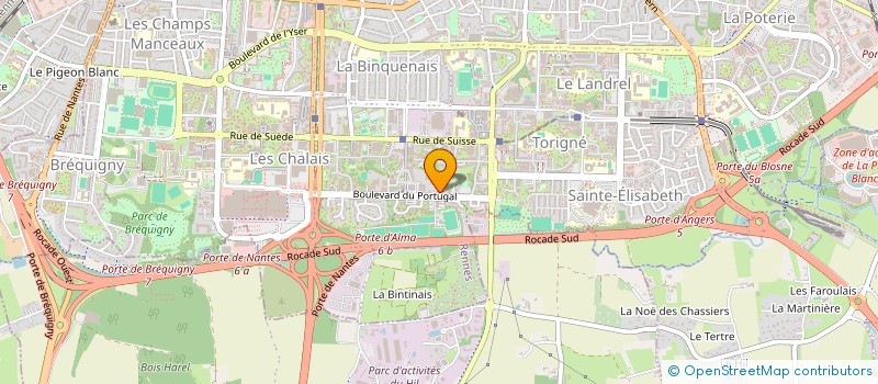 localisation de l'entreprise ASSOCIES BATIMENT CONSTRUCTION GENERALE  RIS-ORANGIS