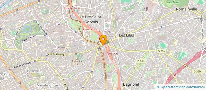 localisation de l'entreprise ASSOCIES BATIMENT RENOVATION  PARIS