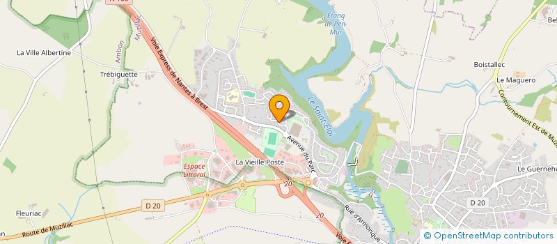 localisation de l'entreprise ASSOCIES BRETONS DE CHAUDRONNERIE ARZALAISE - ABCA  MUZILLAC