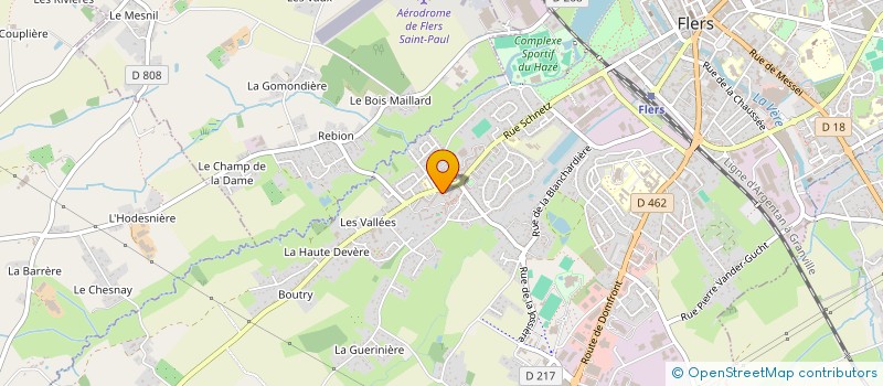 localisation de l'entreprise ASSOCIES BUISINE ET TOUATI SCP à FLERS