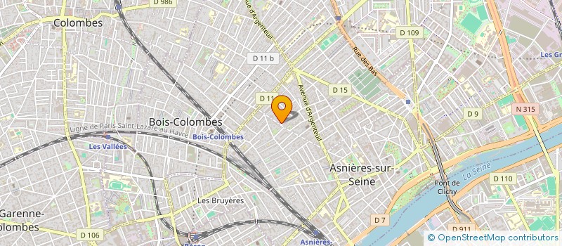 localisation de l'entreprise ASSOCIES DE L'ECLIPSE  ASNIERES-SUR-SEINE