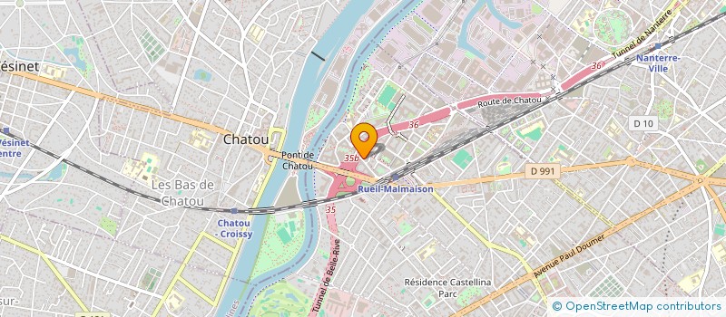 localisation de l'entreprise ASSOCIES DENTAIRES EDOUARD BELIN à RUEIL-MALMAISON