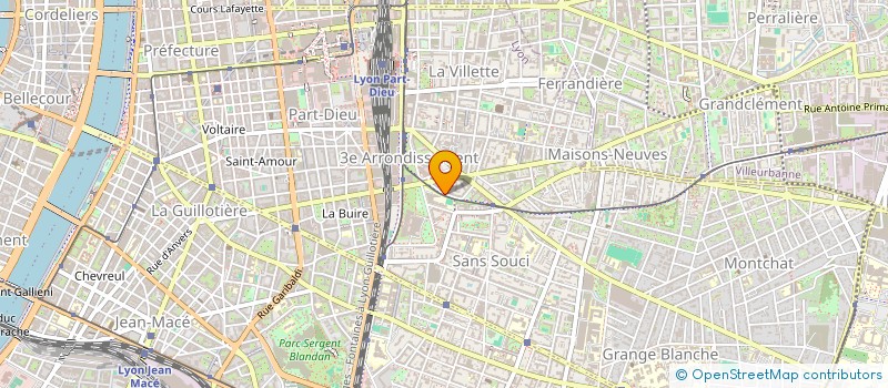 localisation de l'entreprise ASSOCIES ELECTRICIENS ET RENOVATION  LYON