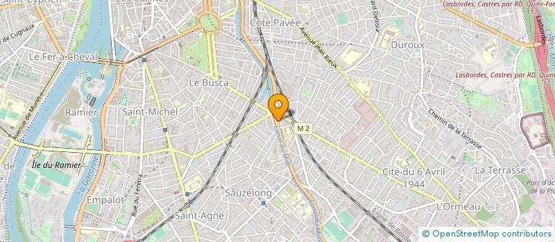 localisation de l'entreprise ASSOCIES GROUPE CREDER à TOULOUSE