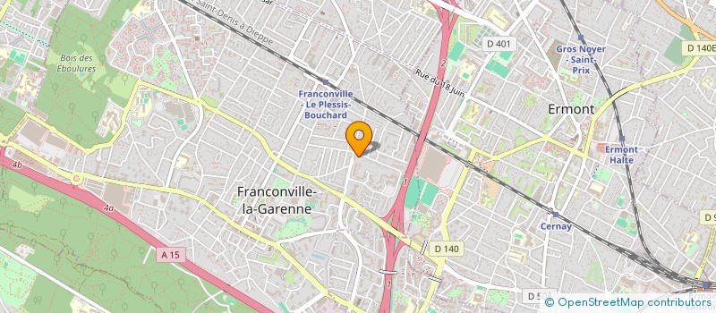 localisation de l'entreprise ASSOCIES INFIRMIERS à FRANCONVILLE LA GARENNE