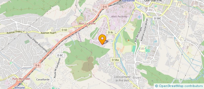 localisation de l'entreprise ASSOCIES POSEURS MENUISERIE GENERALE à GARDANNE