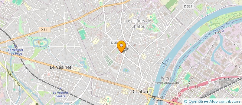 localisation de l'entreprise ASSOCIPROD  CHATOU