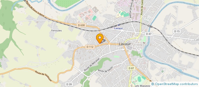 localisation de l'entreprise ASSOCITION POUR LA MEMOIRE DES MORTS ET DISPARUS DE L A F N à LAVAUR
