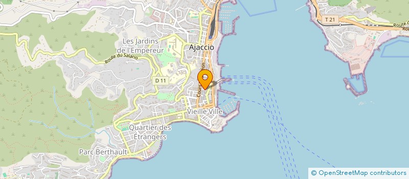 localisation de l'entreprise ASSOCIU A MACCHJE PULITE à AJACCIO