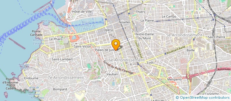 localisation de l'entreprise ASSOCIU A SURGHJENTE (AS)  MARSEILLE