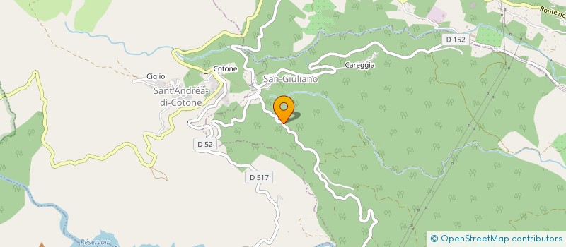 localisation de l'entreprise ASSOCIU DI CACCIA DI U FIUME D'OLMU à TALASANI