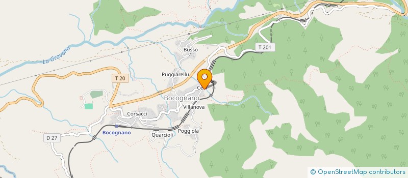 localisation de l'entreprise ASSOCIU DI I SPINGHJI FOCHI DI BUCUGNA AMICALE DES SAPEURS POMPIERS DE BOCOGNANO à BOCOGNANO