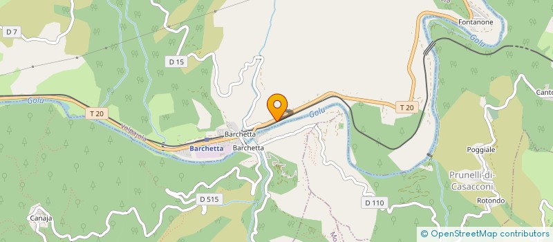 localisation de l'entreprise ASSOCIU DI U PARENTI DI A SCOLA DI BARCHETTA  VOLPAJOLA