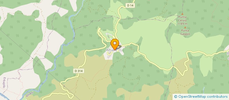 localisation de l'entreprise ASSOCIU GHJUVAN FRANCESCU à ALTIANI