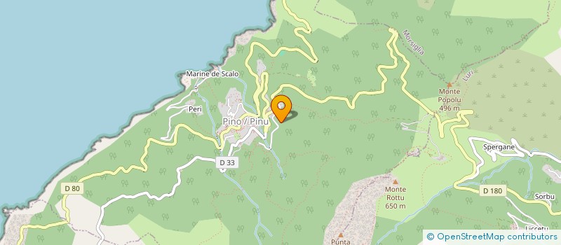 localisation de l'entreprise ASSOCIU SPORTIVU CAPICORSU à LURI
