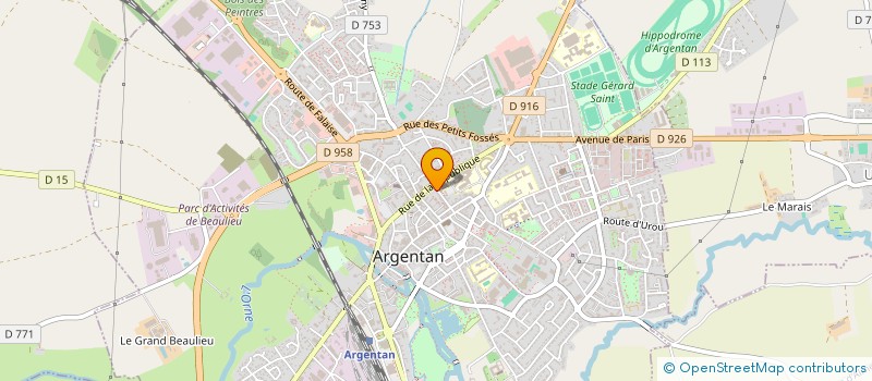localisation de l'entreprise ASSOCJEUNES D'ARGENTAN à ARGENTAN