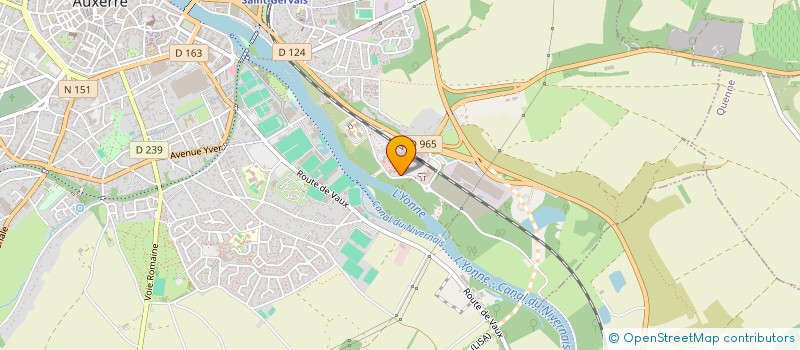 localisation de l'entreprise ASSOGC89 - ASSOCIATION GENIE CIVIL 89 à AUXERRE