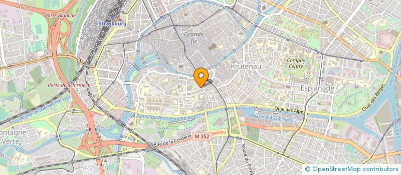 localisation de l'entreprise ASSOIATION STRASBOURGEOISE DES BIOCHIMISTES HOSPITALIERS ET HOSPITALO-UNIVERSAIRES à STRASBOURG