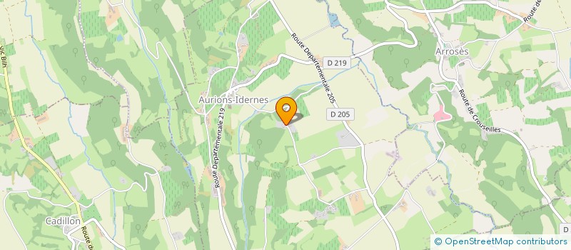 localisation de l'entreprise ASSOIKEO  AURIONS-IDERNES