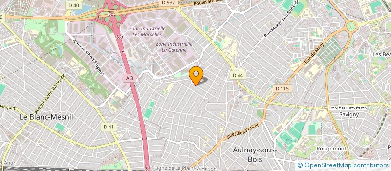 localisation de l'entreprise ASSOLID'R à AULNAY-SOUS-BOIS