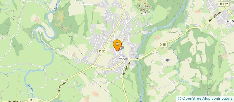 localisation de l'entreprise ASSON ANIMATION  ASSON