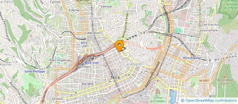 localisation de l'entreprise ASSONANCE + à NICE