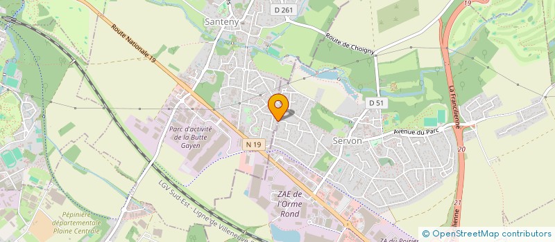 localisation de l'entreprise ASSOR GROUPE  SANTENY